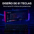Teclado Mecánico Xtrike Me Gamer RGB GK-916 Anti Ghosting Color Negro
