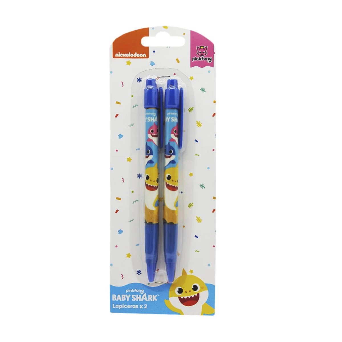 Set X2 lapiceras Baby Shark 