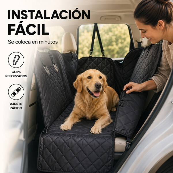 Funda Cubre Asiento Auto Mascotas Perro Impermeable Premium Funda Cubre Asiento Auto Mascotas Perro Impermeable Premium