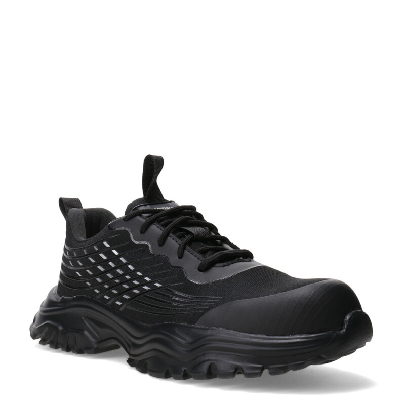 Championes Unisex Worker Acordonado Puntera Composite Negro