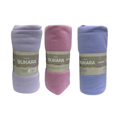 Frazada Polar Mink Bukara 127 x 152 cm Colores Surtidos U