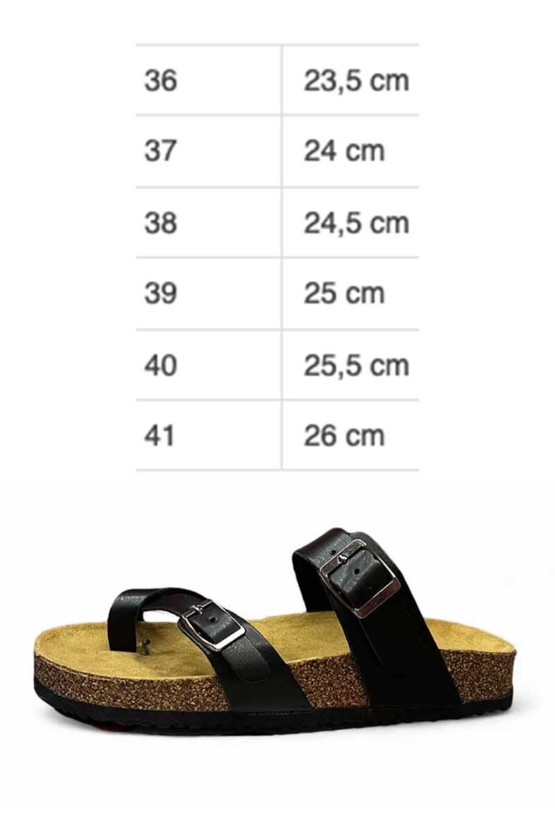 SANDALIA BETTINA OJOTA CRUZADA BT108 Negro