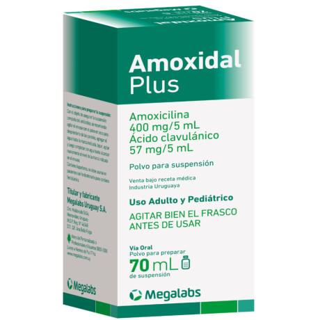 Amoxidal Plus Duo Suspensión 70ml Amoxidal Plus Duo Suspensión 70ml