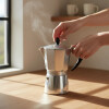 Cafetera Italiana en Aluminio 9 tazas Plateado
