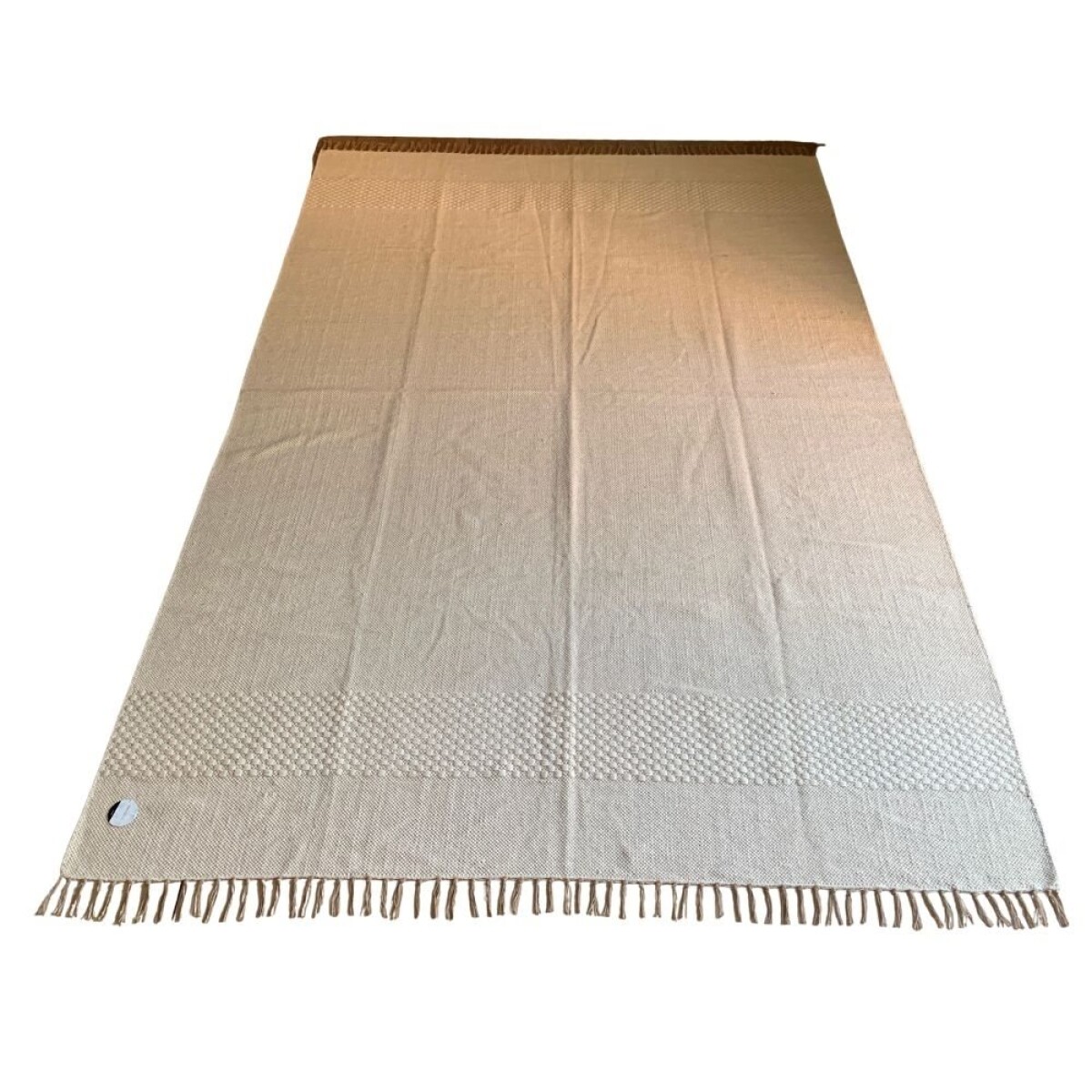 ALFOMBRA C/FLECOS 200X285CM NATURAL 