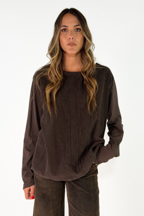 BLUSA NAZCA Chocolate