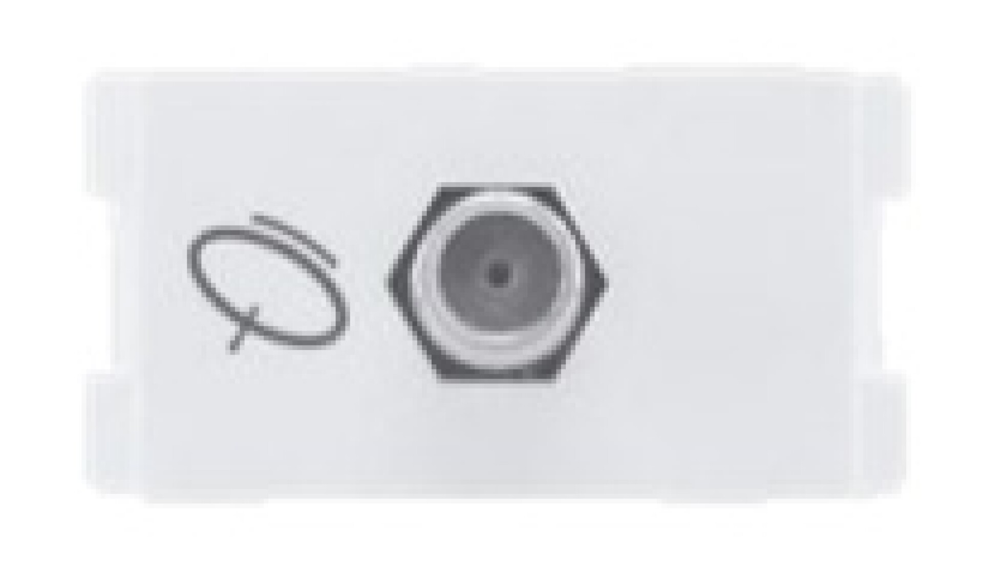 TOMA COAXIAL 75 OHMS ATENEA BLANCO 