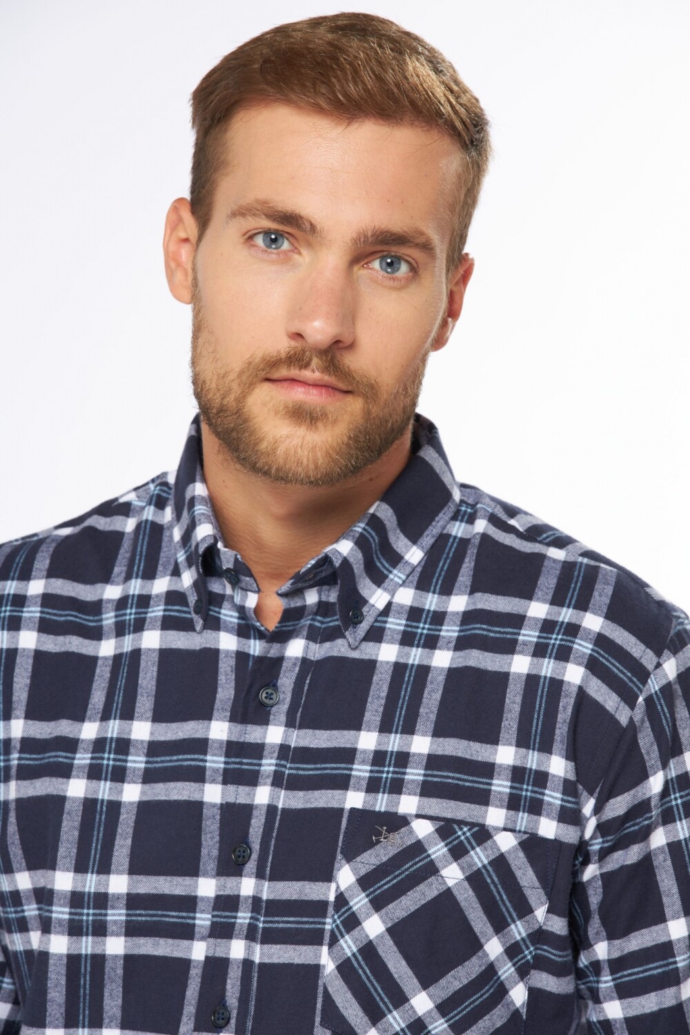CAMISA LEÑADORA CUADROS Azul