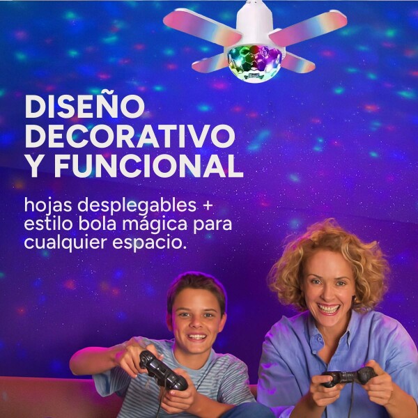 Lampara Led Colores Blutooth Música Parlante Control Luz Rgb Color Blanco