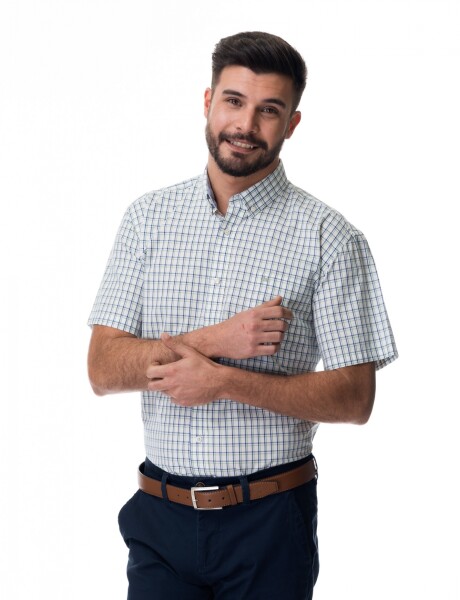 Camisa Cuadros Verde