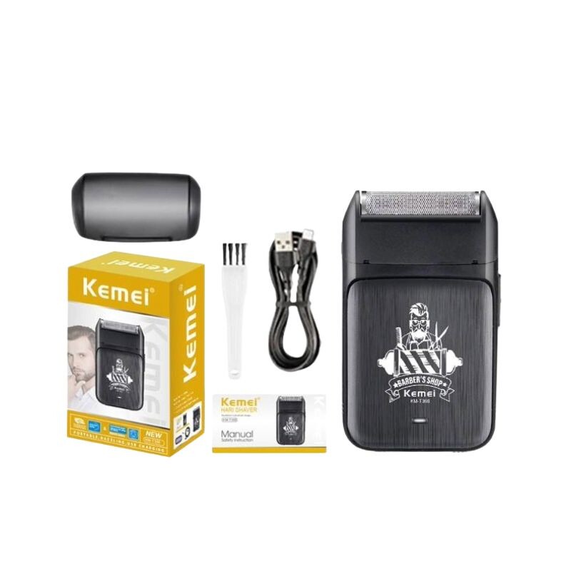 AFEITADORA ELÉCTRICA COMPACTA RECARGABLE – KEMEI KM-T366 Afeitadora Eléctrica Compacta Recargable – Kemei Km-t366