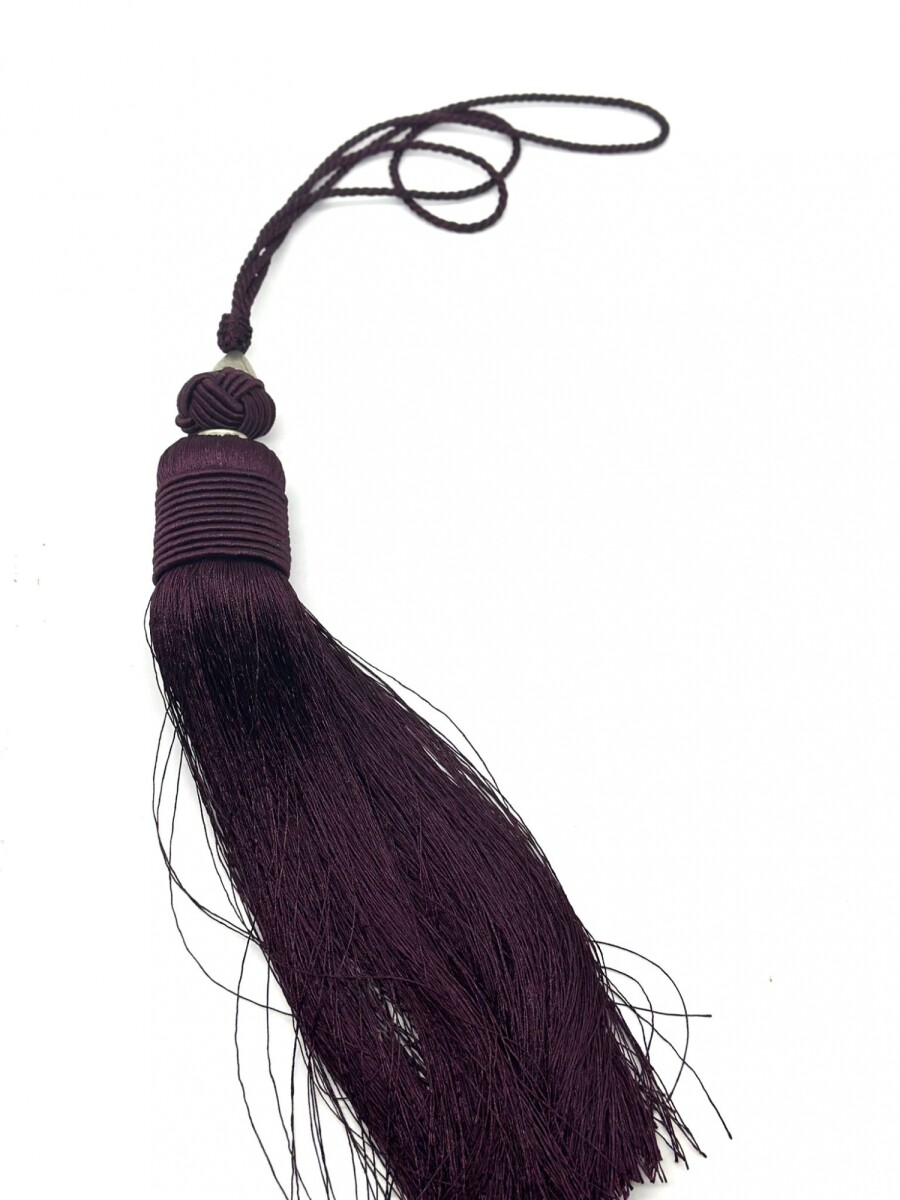 Borla pasamaneria para cortina chica - Violeta oscuro 