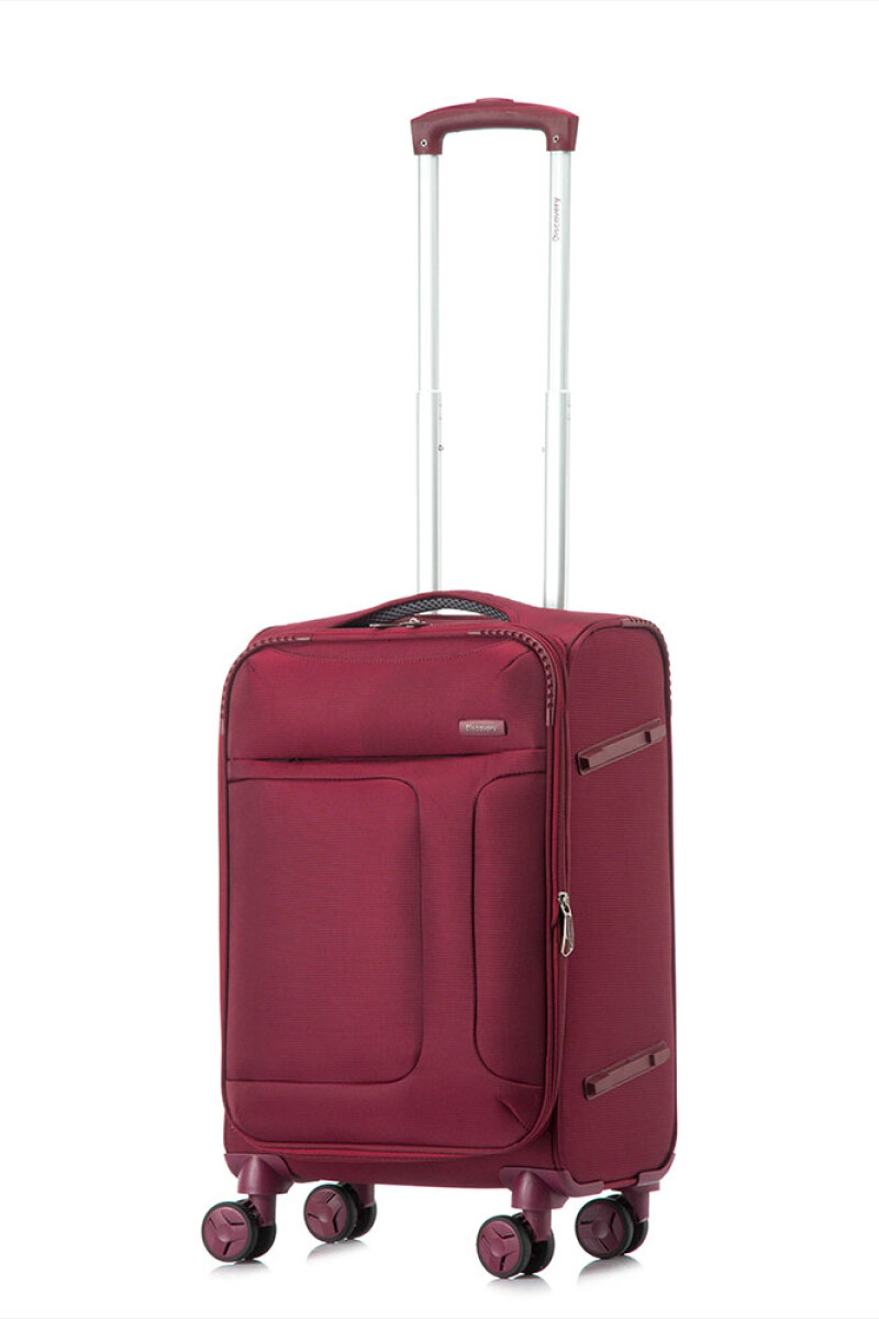 Valija de tela expansible Discovery - Chica 20" Bordeaux