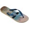 Sandalia de Hombre Havaianas Hype Beige Arena - Azul