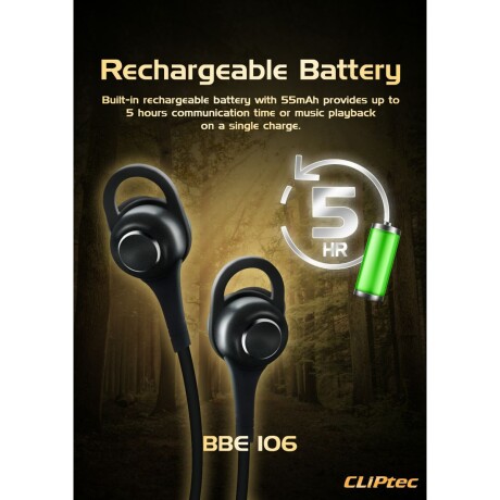 Auricular Cliptec 106 Wireless C/cable Silver 001