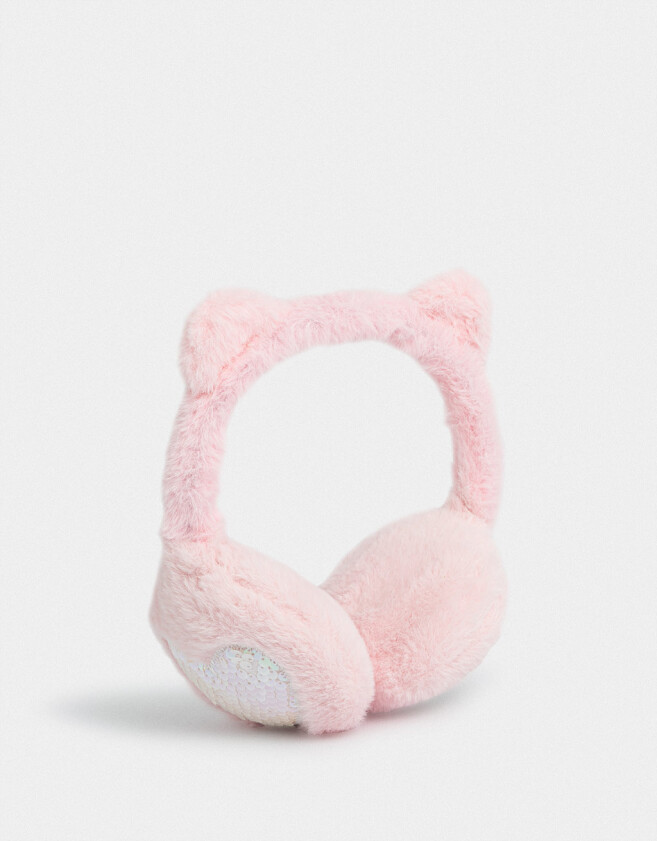 Orejeras infantiles Orejeras Infantil Con Corazón - Rosa Claro
