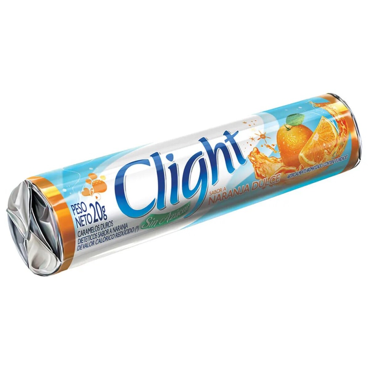 Pastillas Clight sin Azucar 20GR - NARANJA 