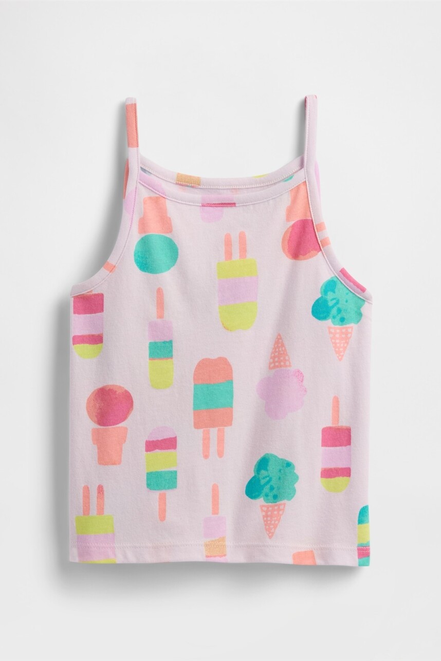 Musculosa Rib Toddler Niña Ice Cream