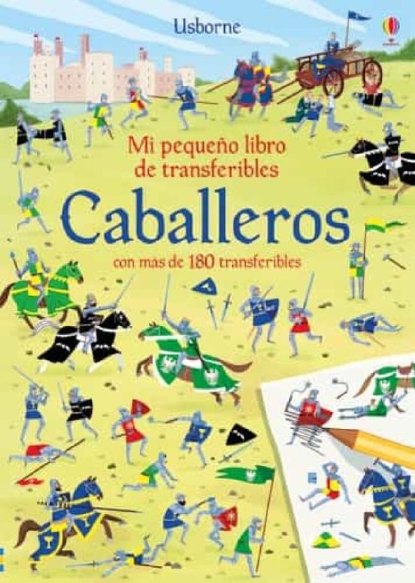 CABALLEROS. MI PEQUEÑO LIBRO DE TRANSFERIBLES 