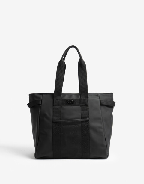 Shopper Engomado Cartera Formato Shopper Rue Du Voyage - Negro