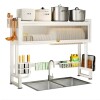 Escurridor de Vajilla Rack Lumax con Puerta 65x30x78cm Blanco