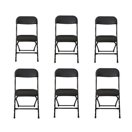 Set de 6 Sillas Lumax de Jardin Plegable Portable Set de 6 Sillas Lumax de Jardin Plegable Portable