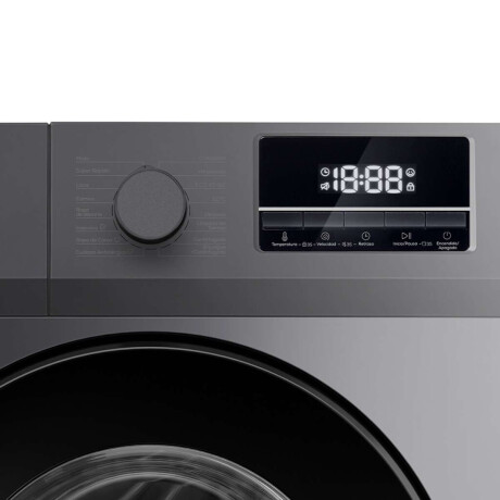 Lavarropas Automático Carga Frontal AIWA 6KG Inverter Gris | AWLT06SG