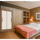 Ropero Placard 2 Puertas Corredizas Dormitorio Marrón