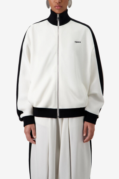 CHAQUETA OVERSIZED TRACK Blanco