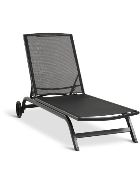 Reposera HANSTHOLM A76xL200 negro Reposera HANSTHOLM A76xL200 negro