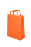 BOLSA LISA ACUARIO 22X10X30 cm NARANJA