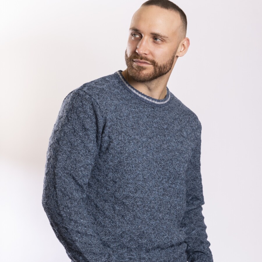 SNAKE SWEATER NAVY