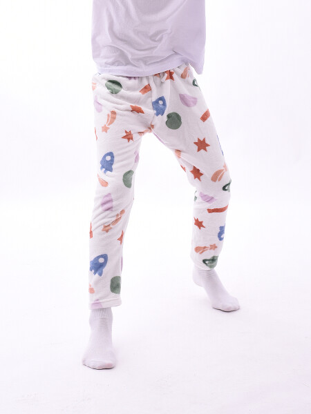 PIJAMA PANTALON SPACE BLANCO