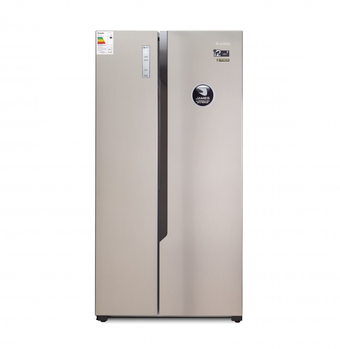 Heladera James 508L Side By Side Inverter RJN40K SBSI 
