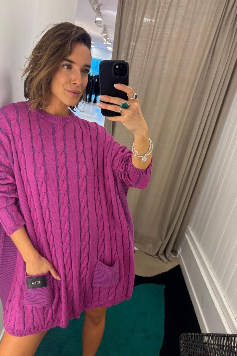 Sweater Oceano Fucsia