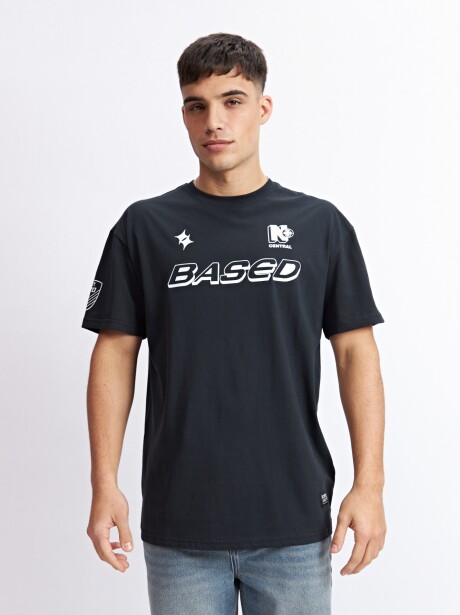 REMERA BASED NEGRO