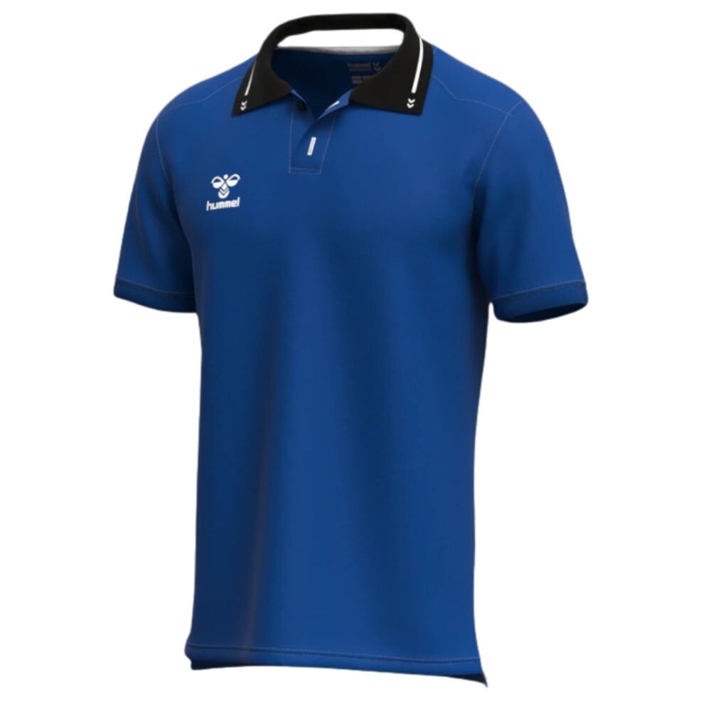 REMERA CHOMBA PIQUE AZUL