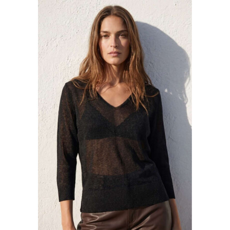 Sweater Lurex Negro