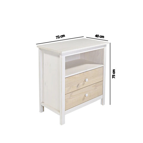 COMODA KIDS MADERA BLANCO BETHEL