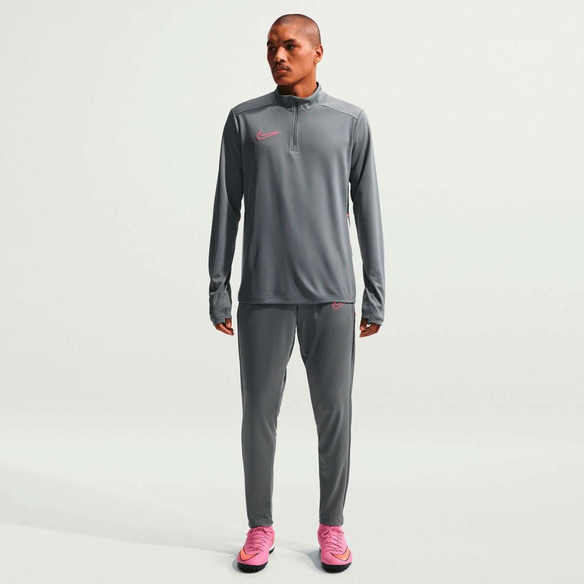 Remera Nike Academy De Hombre - Gris 