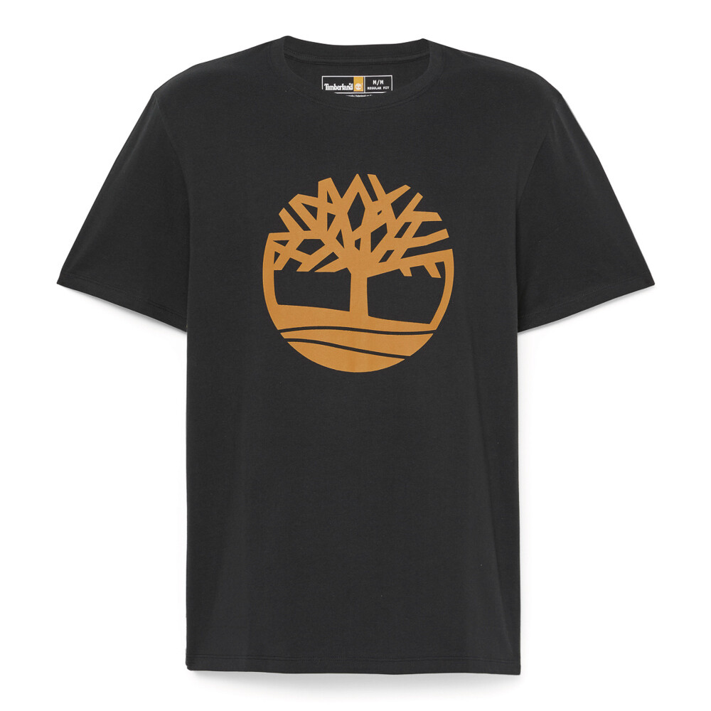 Polo US Tree Logo Short Sleeve Tee Hombre Black-Wheat Boot