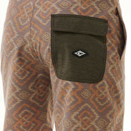 Boardshort Rip Curl Distorted Gem Layday Marrón
