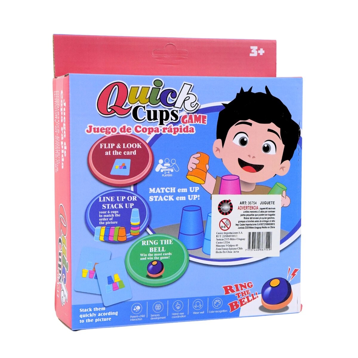 Juego De Mesa Tazas Rapidas 