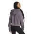 Buzo con capucha de Mujer Adidas Essentials Quarter Zip Gris - Blanco