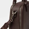 Cartera de mano New Penny en efecto cuero zaffiano Marron