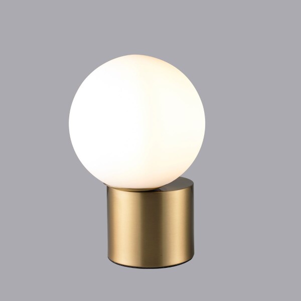 LUMINARIA DE MESA ANTIQUE BOULE Ocre - UNICO