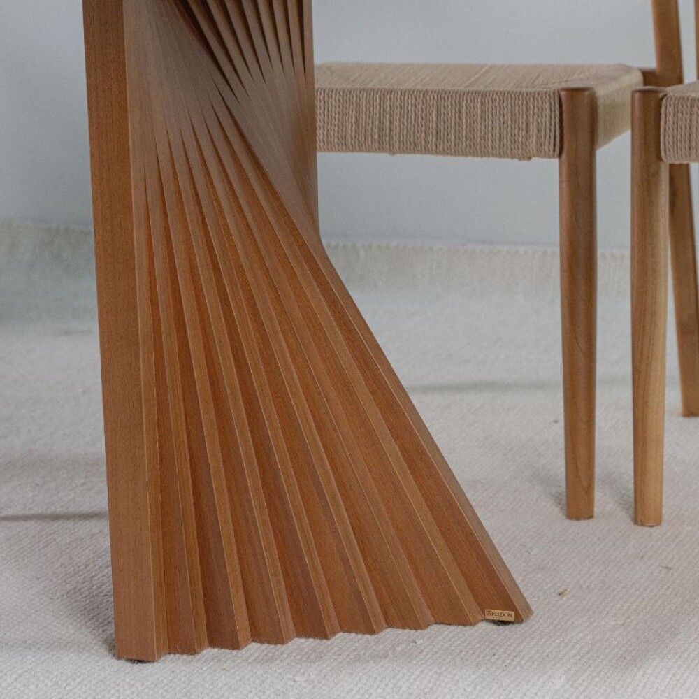 Mesa Leque 180 x 100 tapa recta