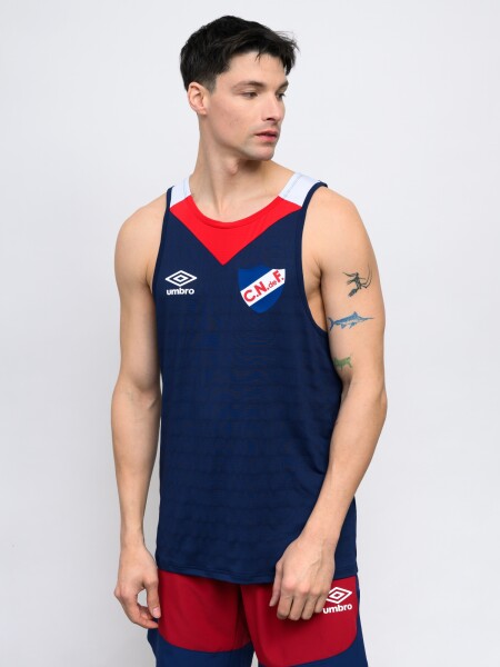 MUSCULOSA ORYN Nacional Hombre Azul Marino, Rojo, Blanco