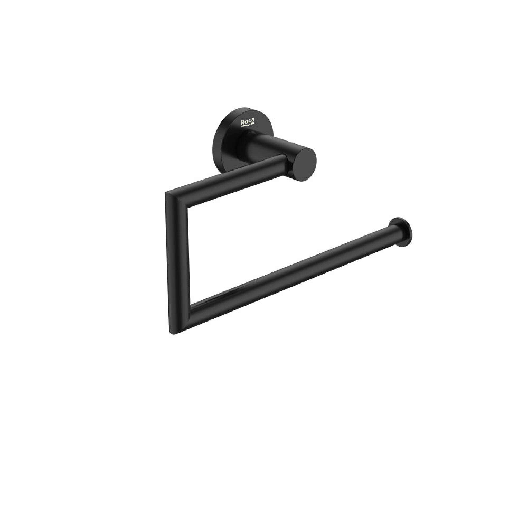 Toallero de Anilla Round Negro Mate — Bagno & Company