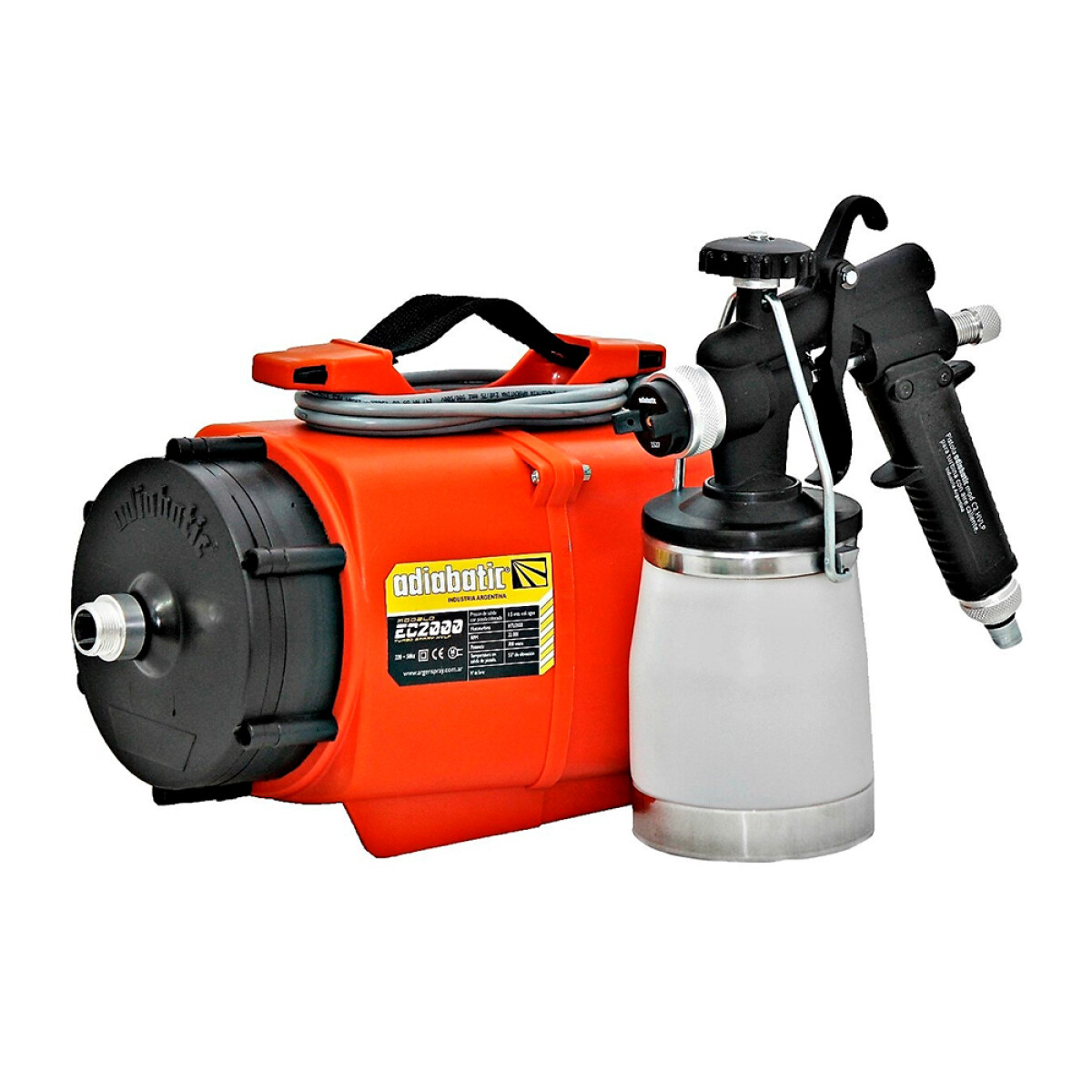 EQUIPO DE PINTAR EC2000 800W 220V HVLP 2.5 PSI ADIABATIC ++ - N/a 